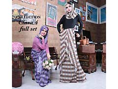 Square Dress with Pashmina 173628