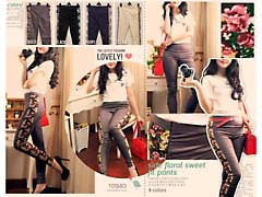 Legging Combi Flower D10940